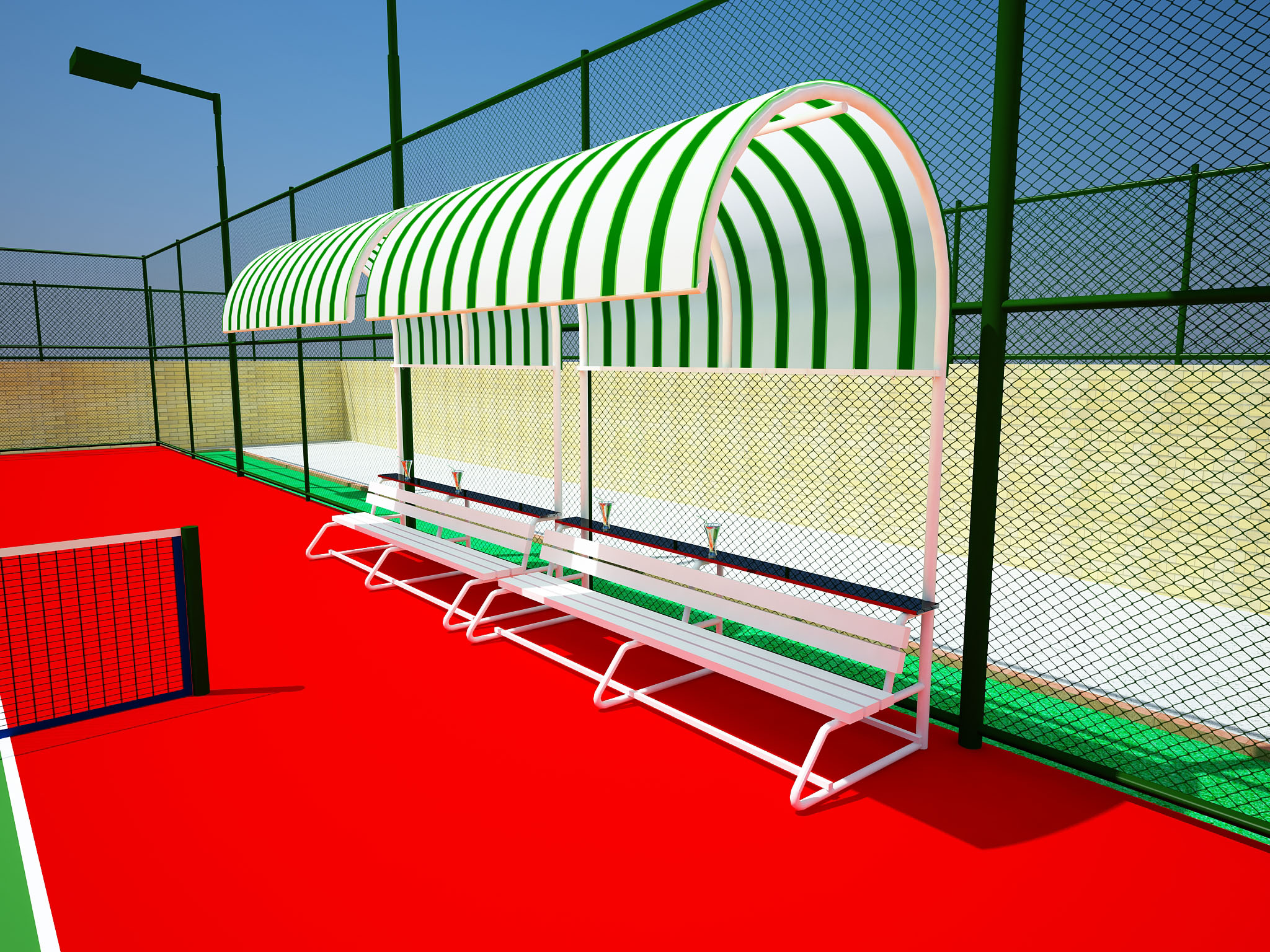 Băng ghế pickleball